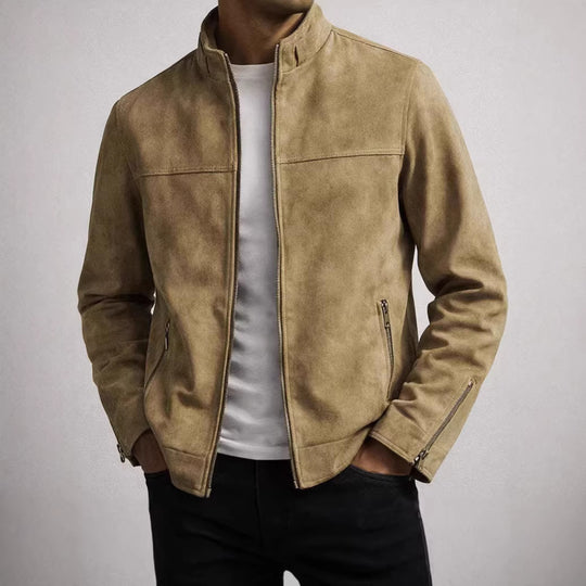 Herren Modische und Bequeme Suede Jacke
