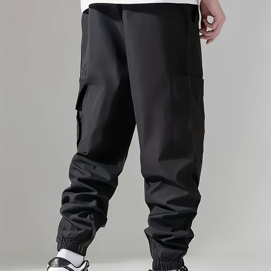 Herren Cargo-Jogginghose im Utility‑Style mit versiegelter Reißverschlusstasche & elastischen Beinbündchen Shop Nory