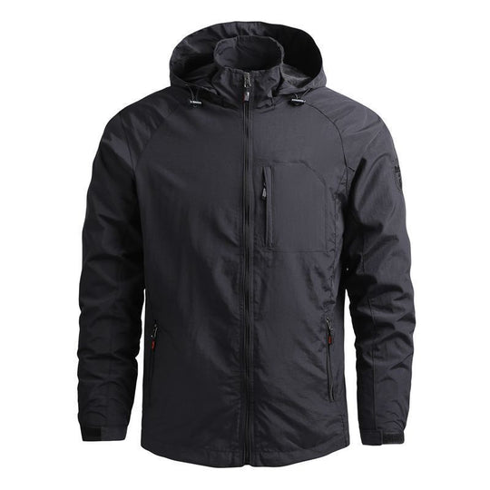 Herren Tactical-Urban Übergangsjacke mit Kapuze, Mesh-Innenfutter und verdeckten Reißverschlusstaschen Shop Nory