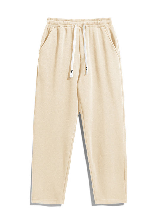 Damen Taillierte Fleece-Jogginghose mit hohem Komfortbund, Kordelzug & Seitentaschen Shop Nory
