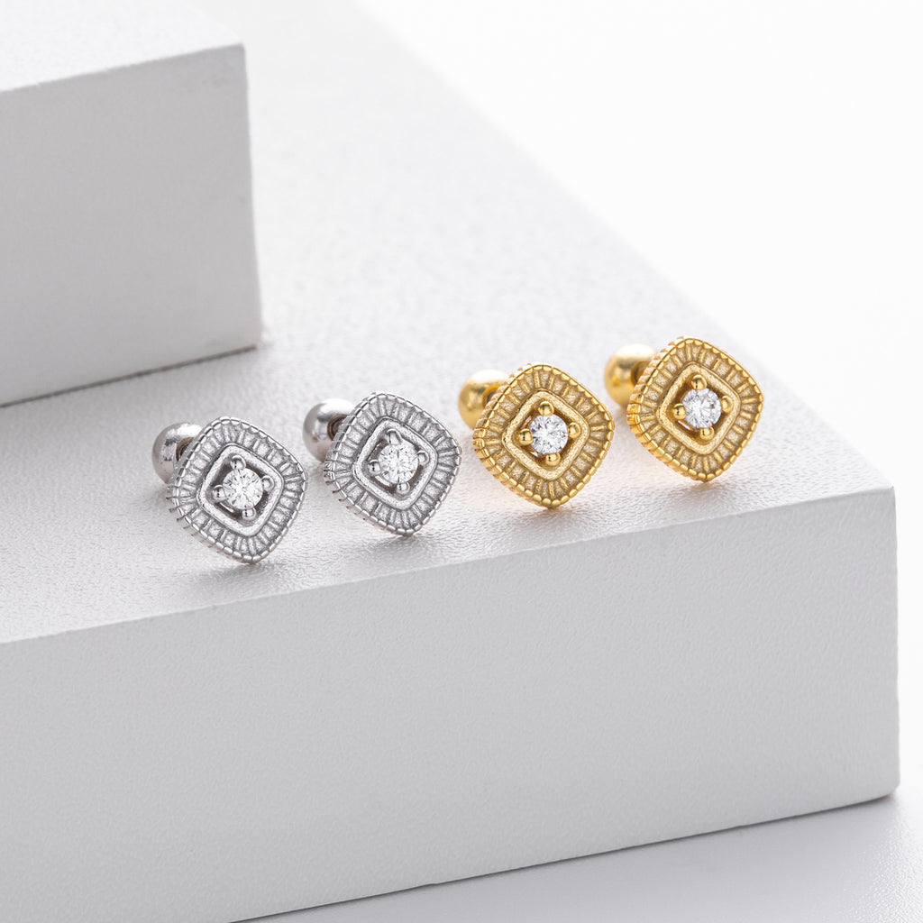 Damen Ohrstecker mit luxuriösem Zirkon und edlem Design Shop Nory