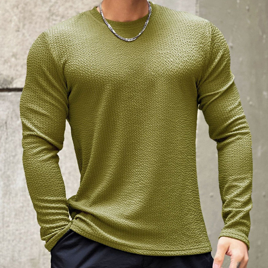 Herren Langarmshirt mit strukturiertem GewShopnorye