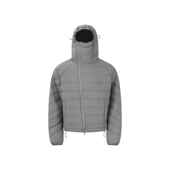 Unisex Leichte wattierte Kapuzenjacke mit Thermo‑Isolierung, Stehkragen und verdecktem Reißverschluss Shop Nory