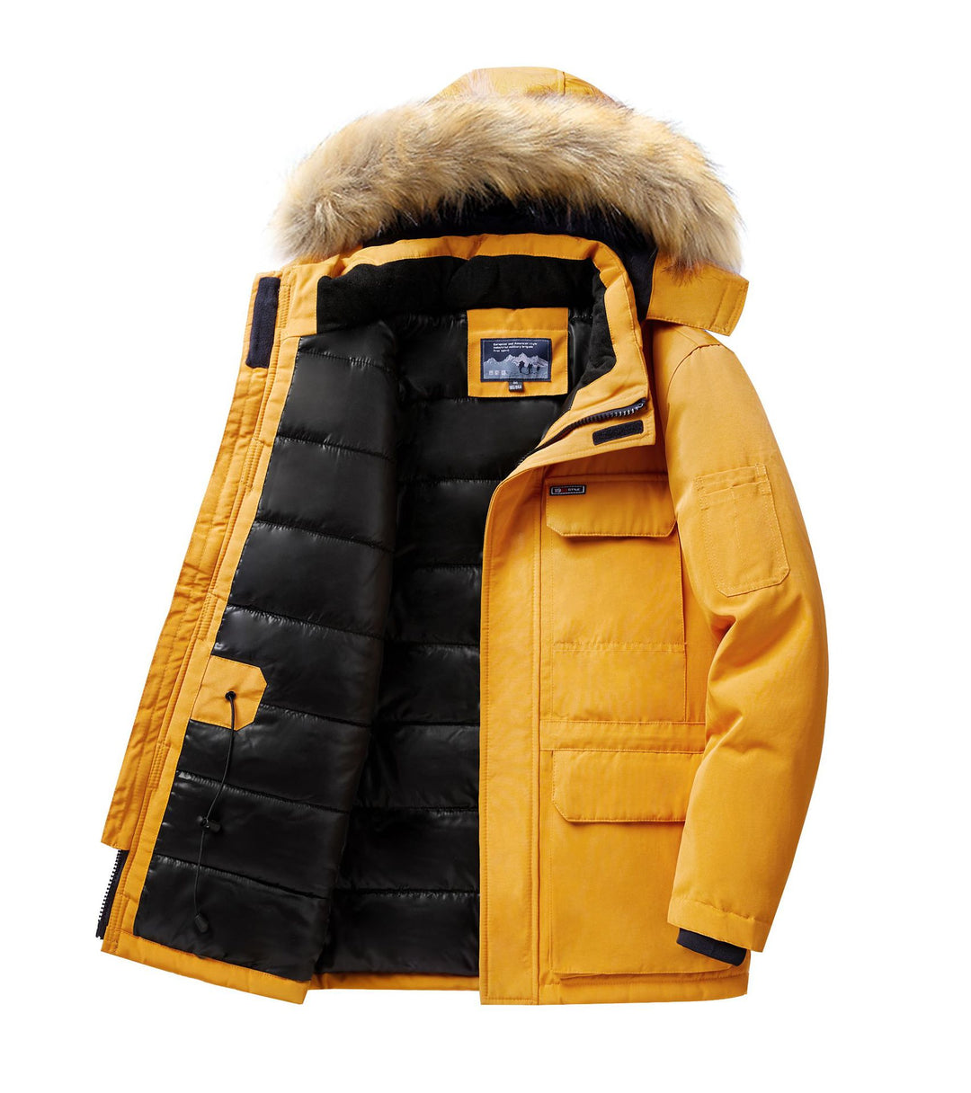 Herren Expedition-Parka mit abnehmbarer Kapuze und Kunstfellbesatz Shop Nory