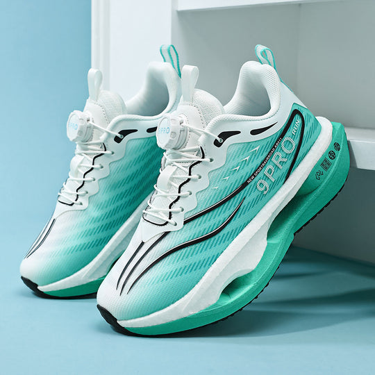 Damen Lauf- und Fitness-Sneaker mit Drehverschluss, Luftkammer-Zwischensohle und atmungsaktivem Strickoberteil Shopy Nory