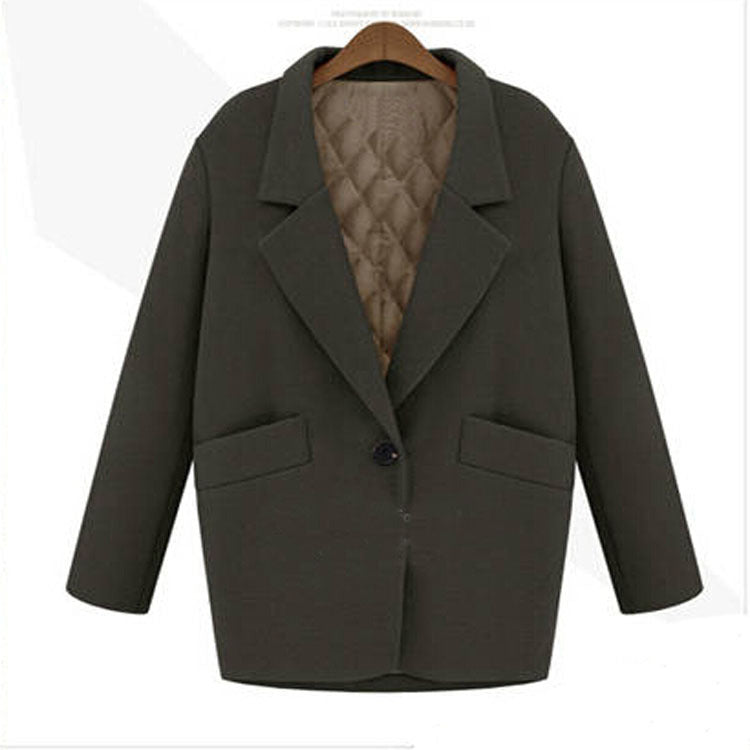 Damen Oversize Wollmix Shortcoat mit gesteppter Innenfütterung und Pattentaschen Shop Nory