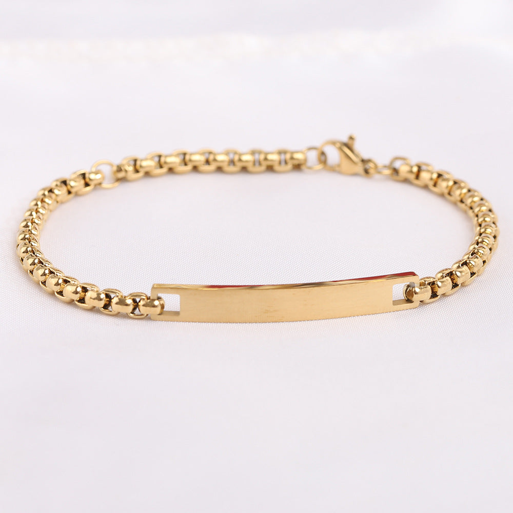 Damen Armband mit personalisierbarem Namensschild Shop Nory