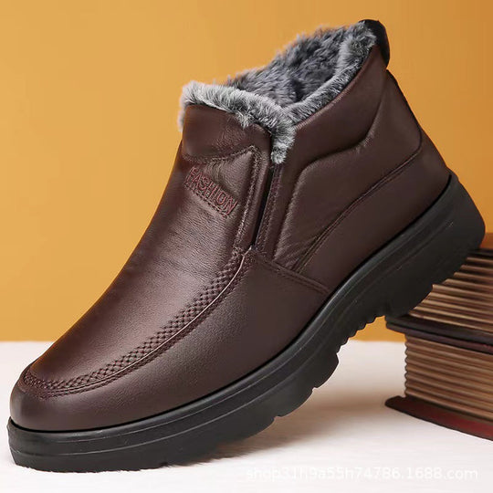 Herren warme Winterstiefel mit weichem Innenfutter