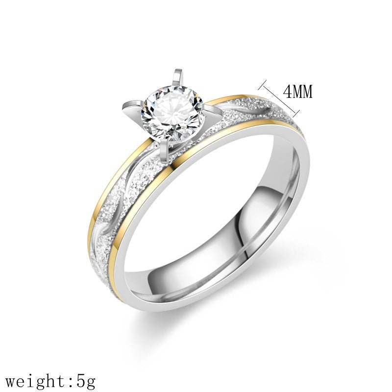 Herren Trauring mit elegantem zweifarbigem Finish Shop Nory