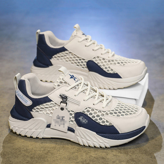 Herren Mesh-Chunky-Sneaker mit seitlichem Reißverschluss und dämpfender Profilsohle Shop Nory