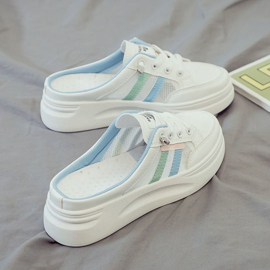 Damen Slip-On Sneakers mit atmungsaktiver Netzstruktur und bequemer Sohle