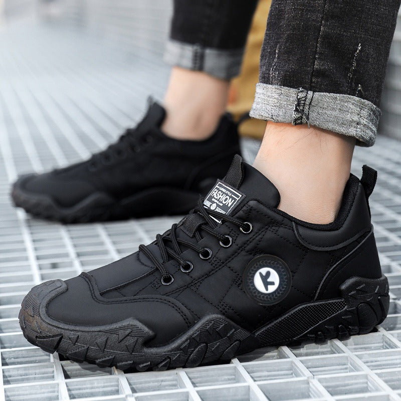 Herren Robuster Outdoor-Sneaker mit profilierter Trail-Sohle und gesteppter Obermaterial-Optik Shop Nory