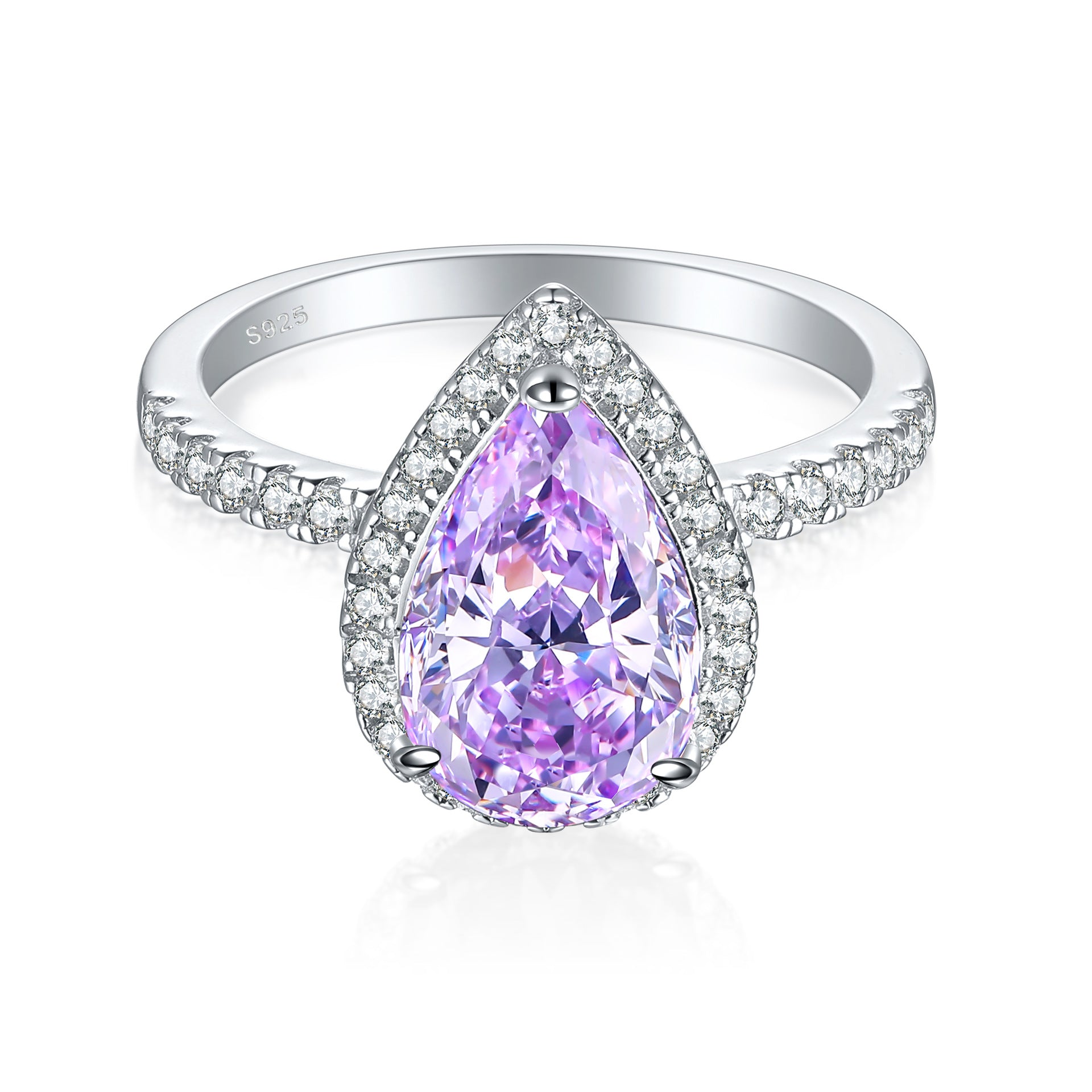 Damenring mit elegantem Kupfer-Zirkonia und filigranem Design Shop Nory
