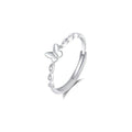 Damenring mit verspieltem Schmetterlingsdesign und funkelnden Zirkonia Shop Nory