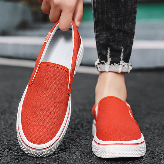 Damen bequeme Slip-On Sneakers aus atmungsaktivem Material