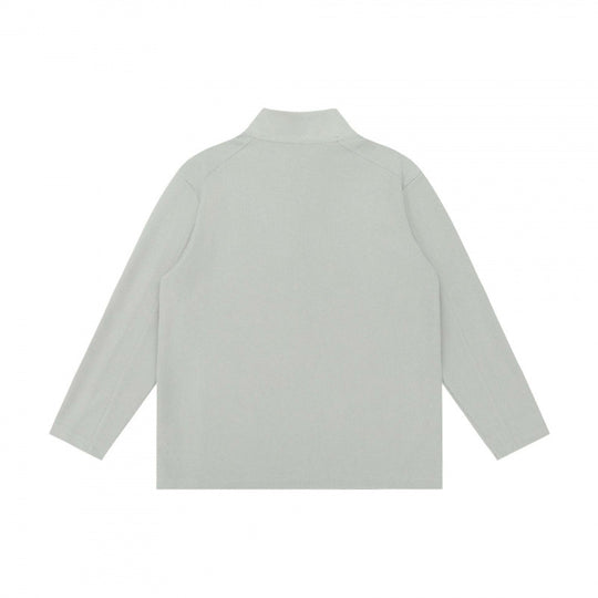 Unisex Texturierter Half‑Zip‑Strickpullover im Boxy‑Schnitt mit Stehkragen Shop Nory