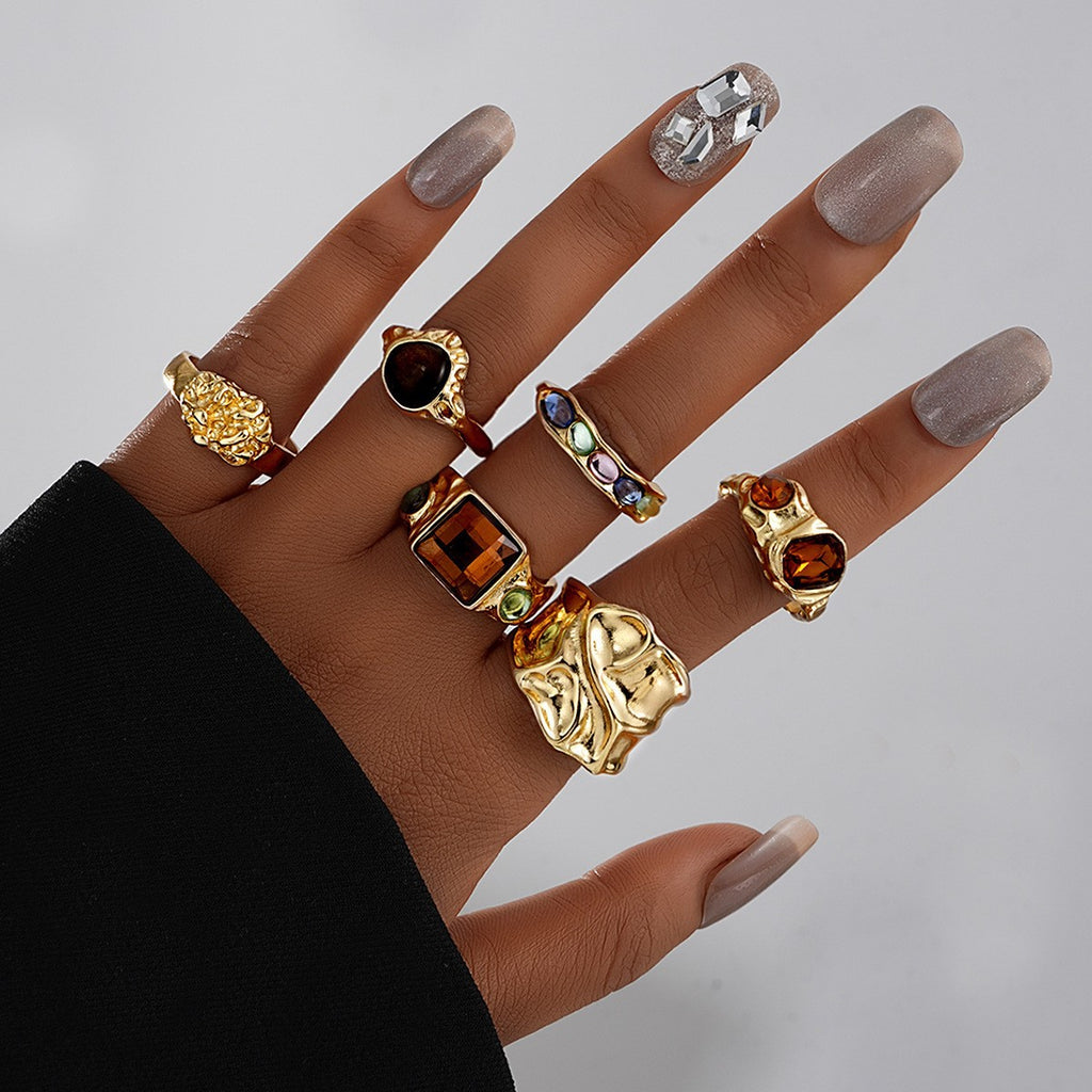 Damen Ring-Set mit künstlerischen und skulpturalen Designs Shop Nory