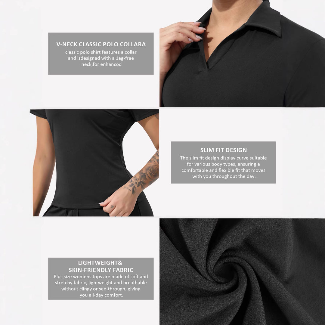 Damen Tailliertes Funktions-Polo mit Stretchjersey und Performance-Atmungsaktivität Shopy Nory