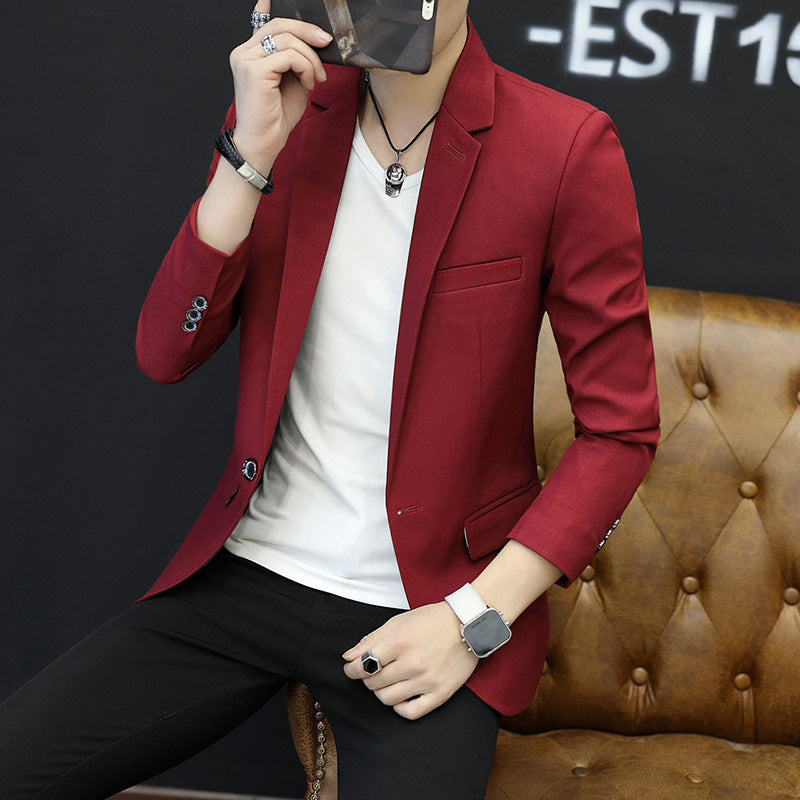 Herren Slim‑Fit Casual‑Sakko mit schmalem Revers und leichter Stretchqualität Shop Nory