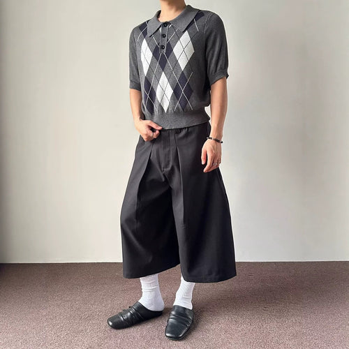 Herren modische Strick-Polo mit Grafiken Shop Nory