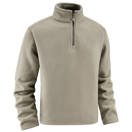 Herren Fleece-Pullover mit Troyer-Kragen und halbem Reißverschluss aus weichem Microfleece Shop Nory