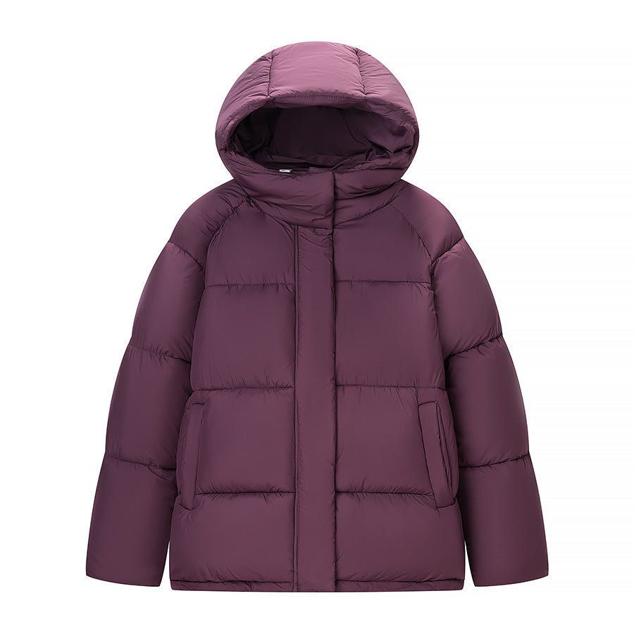 Damen Kurze wattierte Oversize‑Steppjacke mit hohem Stehkragen und Kapuze Shop Nory