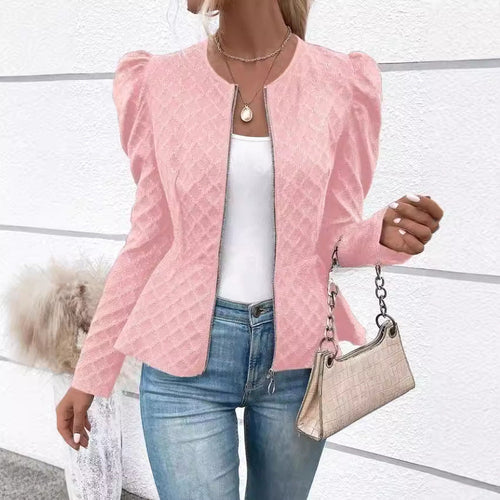 Damen modischer Blazer mit Puffärmeln