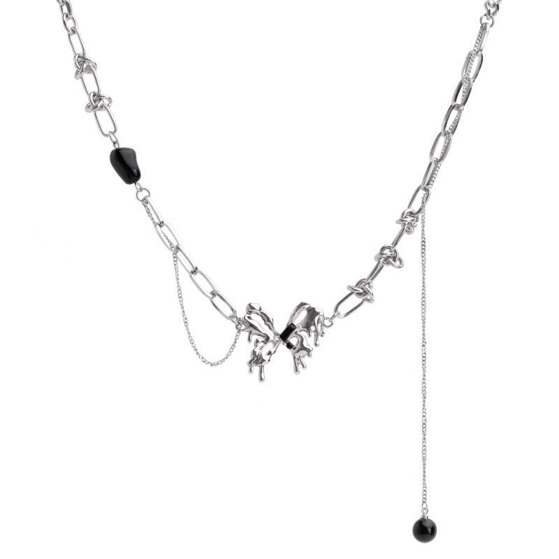 Damen Halskette mit einzigartigem Element und filigranem Design Shop Nory