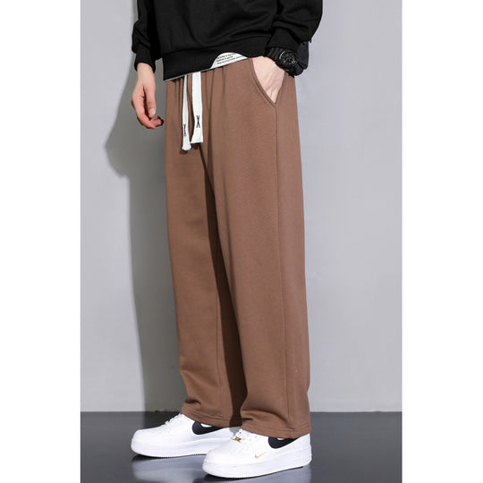 Herren Relaxed-Fit Jogginghose aus French-Terry mit weitem Bein und Tunnelzug Shop Nory