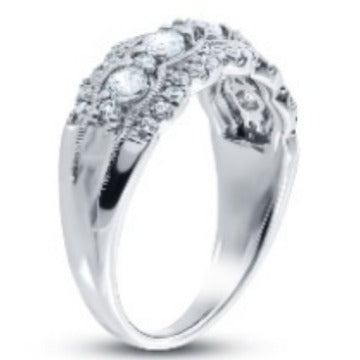 Damen Ring mit kunstvoller Zirkonia-verzierter Fassung Shop Nory