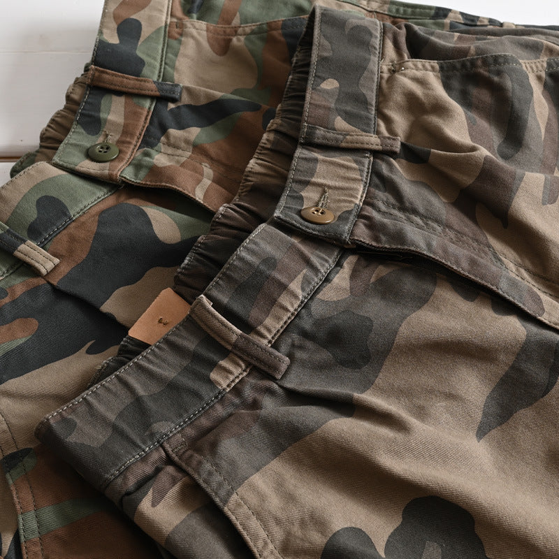 Herren Cargohose im Military-Look mit Mehrfachtaschen und geradem Schnitt Shop Nory