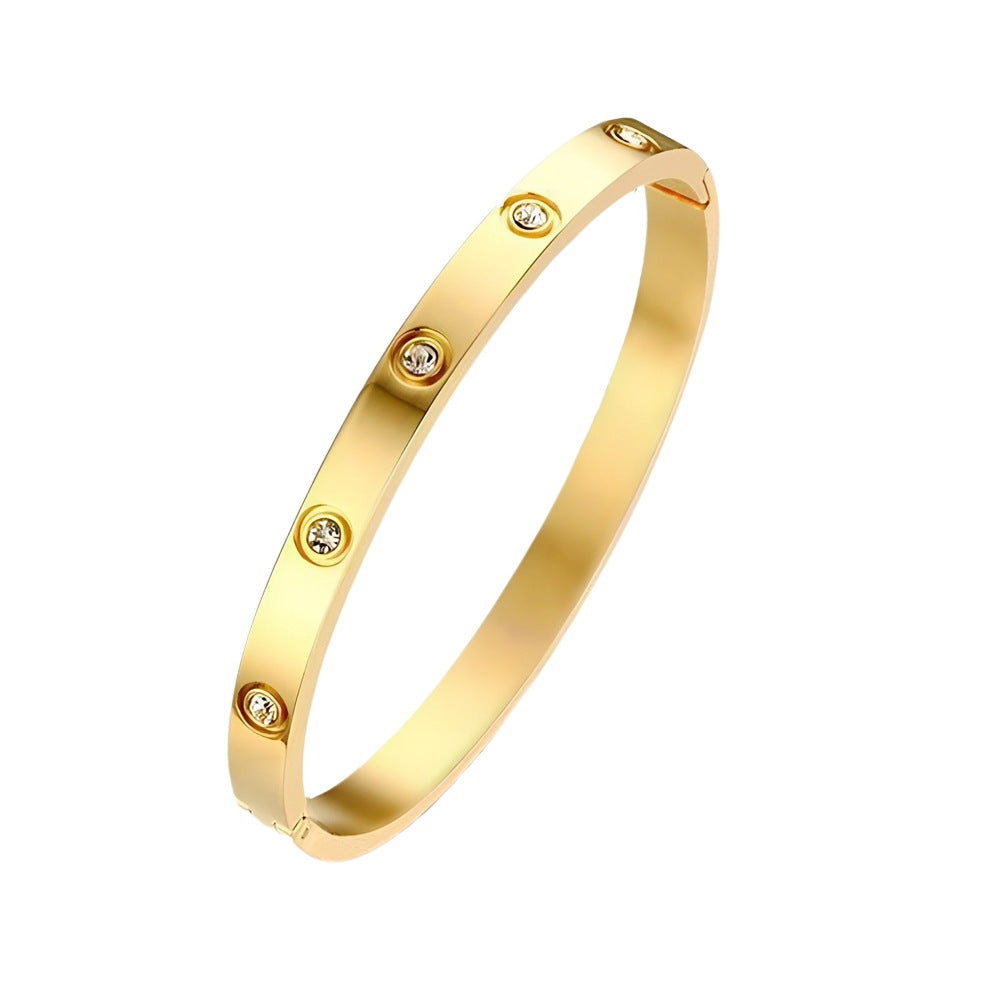 Damen Eleganter Ring aus hochwertigem Edelstahl mit funkelnden Zirkonia Shop Nory
