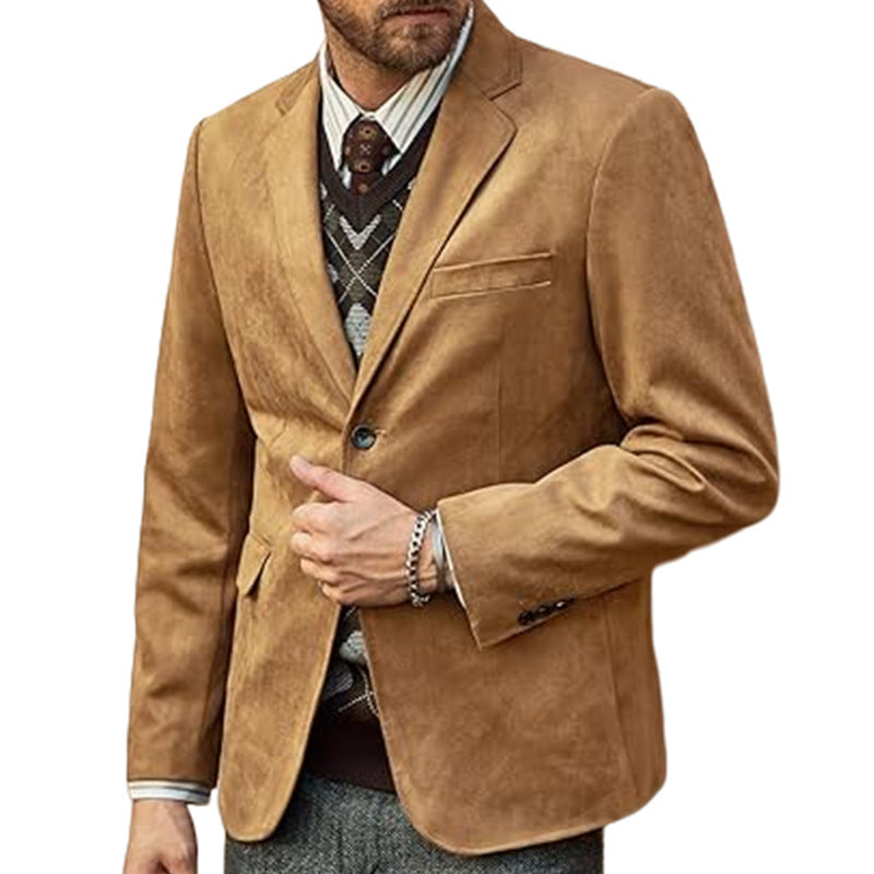 Herren eleganter Sportblazer mit modernem Schnitt und feinen Details