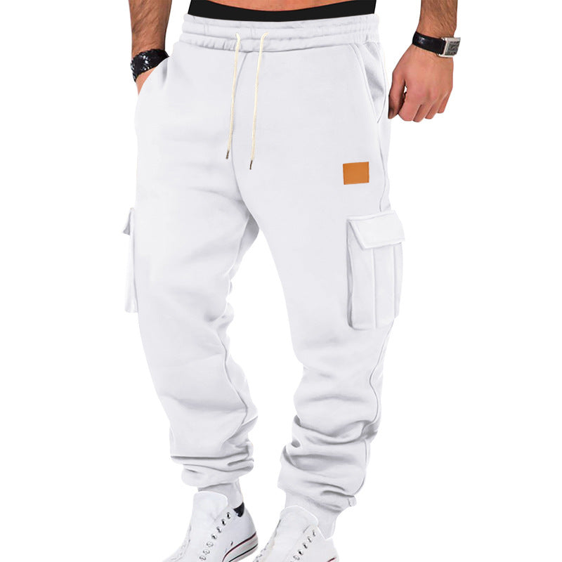Herren Cargo-Sweatpants mit praktischen Seitentaschen und elastischem Bund