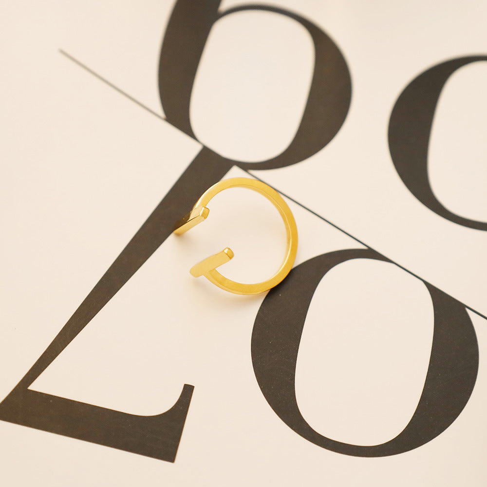 Damen Offener Ring mit elegantem minimalistischem Design Shop Nory
