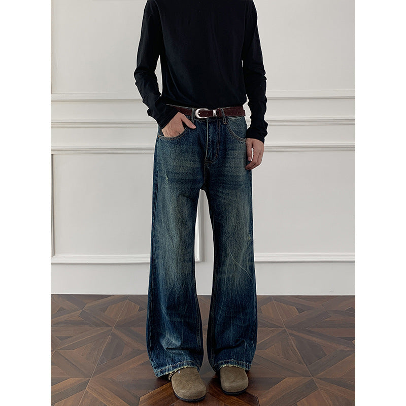 Herren Weite Denim-Jeans Shop Nory