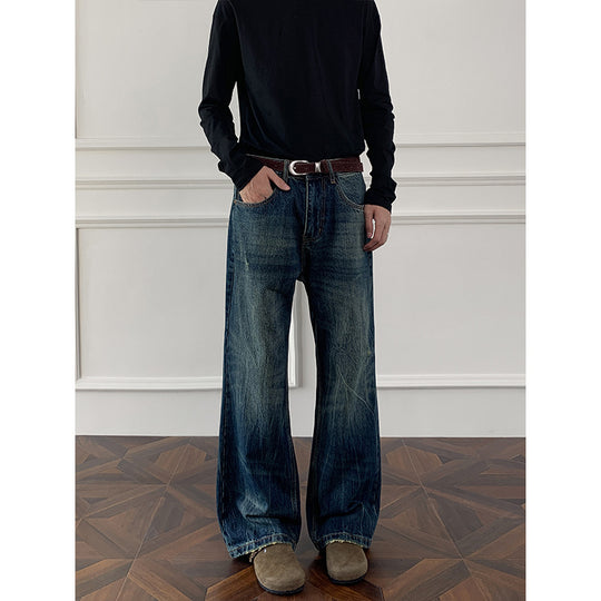 Herren Weite Denim-Jeans Shop Nory