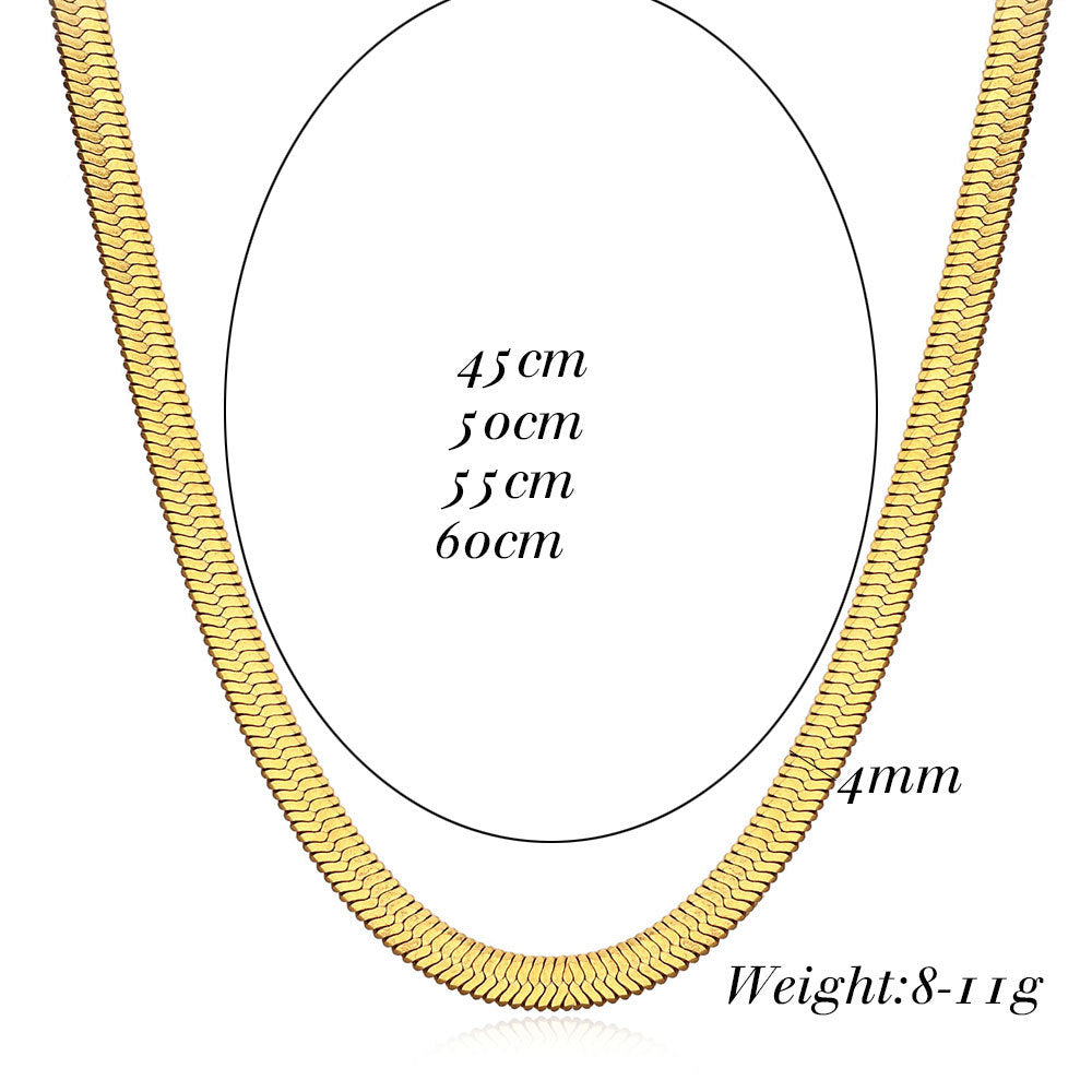 Damen Halskette aus hochwertigem Edelstahl mit elegantem Zopfmuster Shop Nory