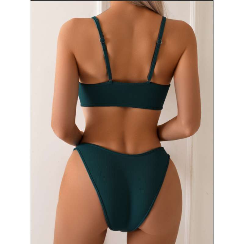 Damen Sport-Bikini-Set mit nahtlosem Design Shopnory