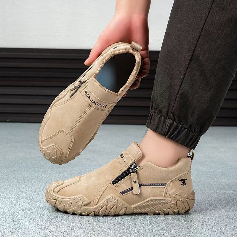 Herren Robuster Outdoor-Sneaker mit Reißverschluss und profiliertem Trail-Profil Shop Nory