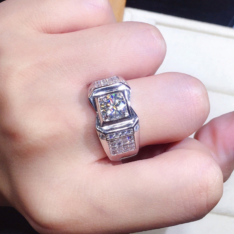 Damen eleganter und auffälliger Ring mit funkelndem Zirkonia Shop Nory