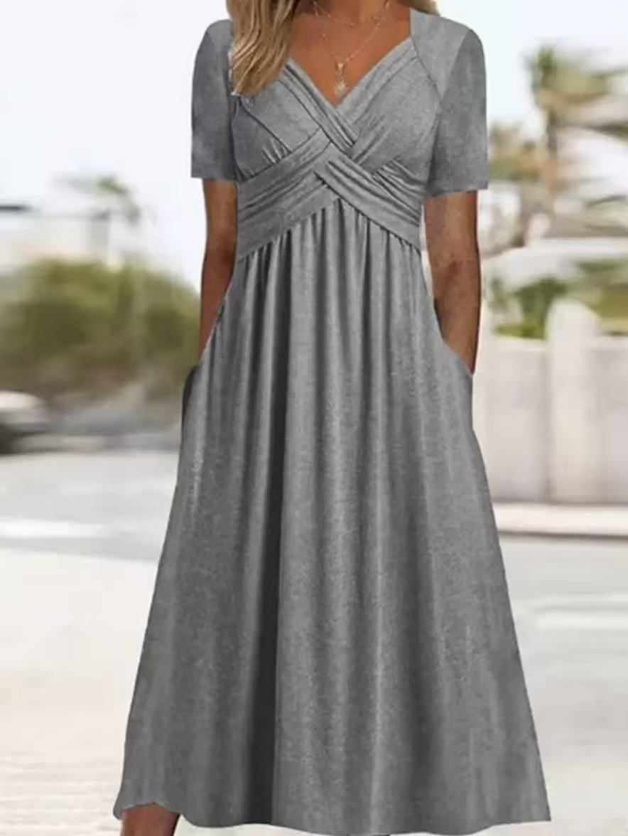 Damen lockeres Maxi-Kleid