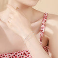 Damen filigranes Armband mit funkelnden Zirkonia Shop Nory