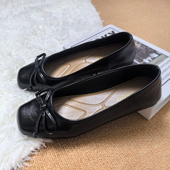 Damen Klassische Ballerinas mit zartem Schleifen-Detail und komfortablem Fußbett