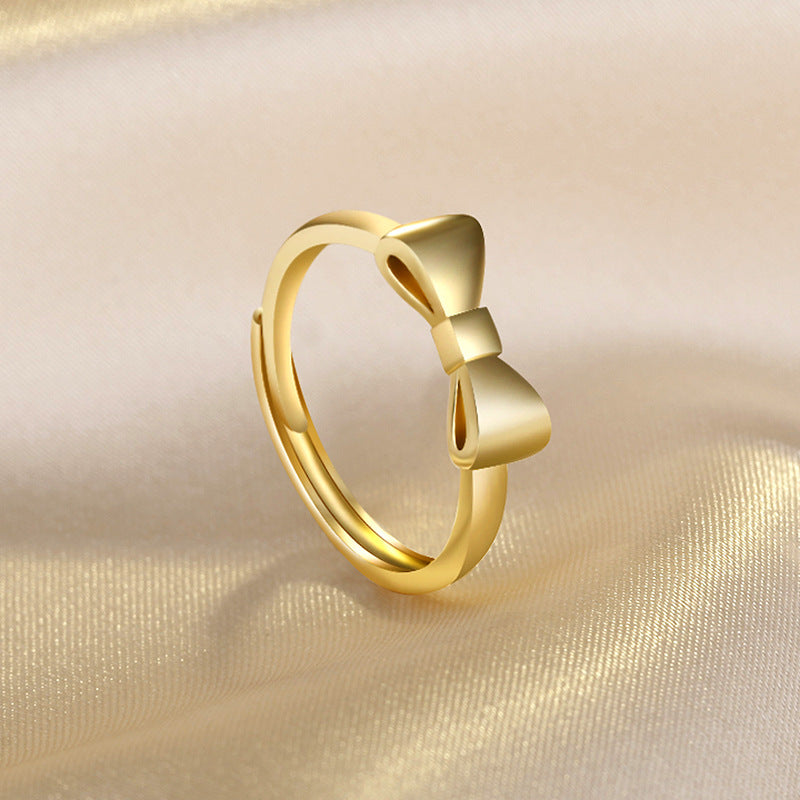 Damenring mit raffiniertem Schleifen-Design Shop Nory