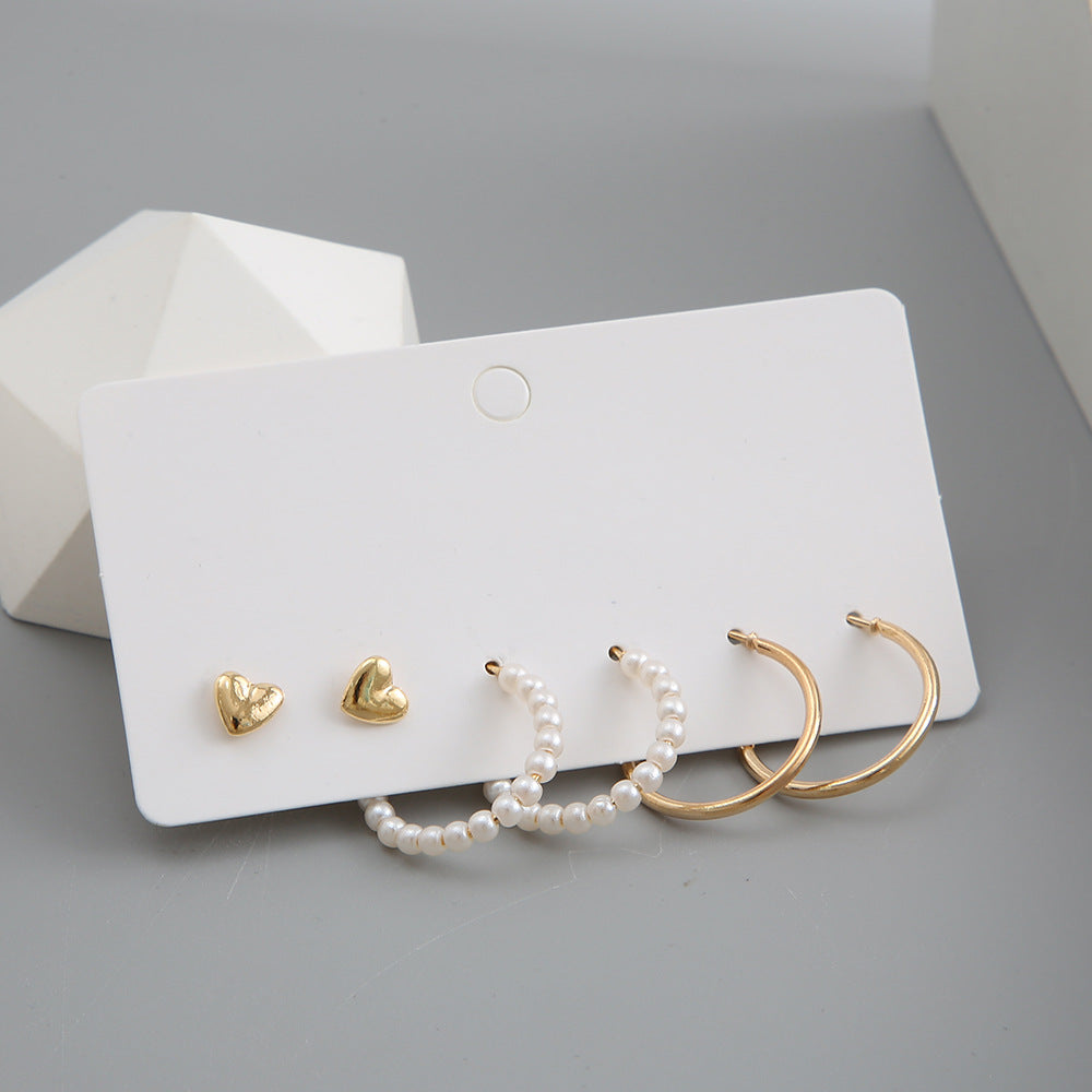 Damen Ohrringe Set mit vielfältigen Designs und funkelnden Elementen Shop Nory