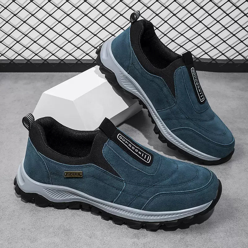 Damen Slip-On Sneakers mit elastischer Einfassung und rutschfester Profilsohle