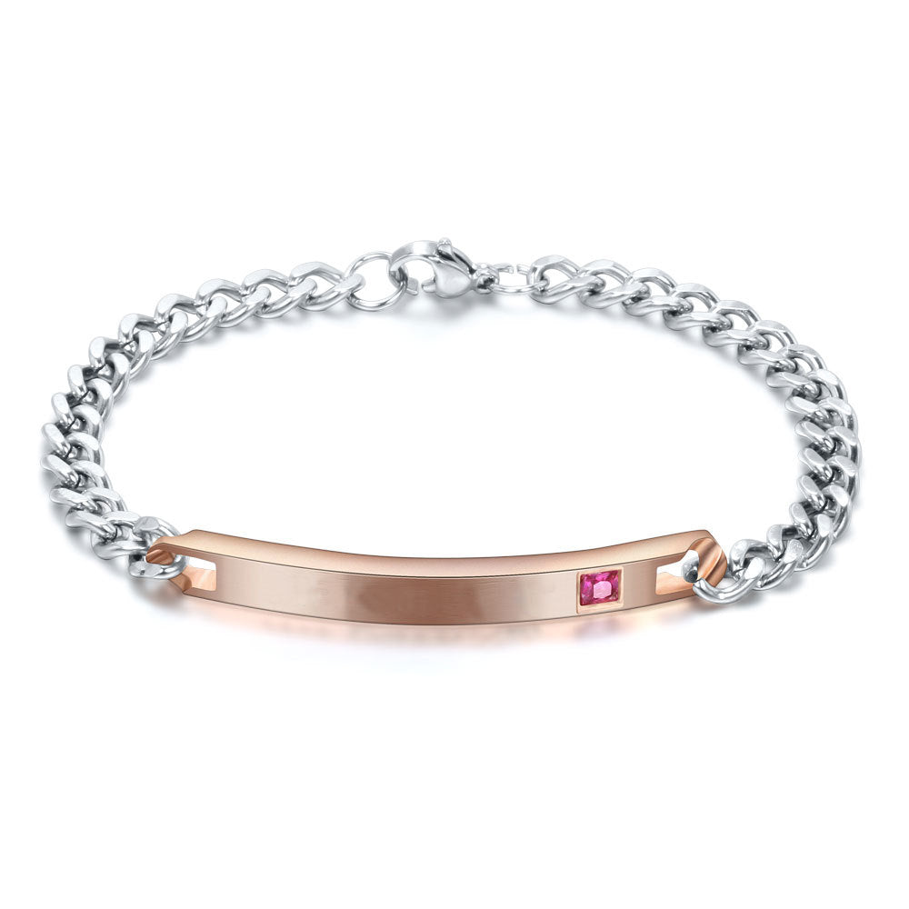 Herren Armband mit personalisierbarem Namensschild und hochwertigem Edelstahl Shop Nory