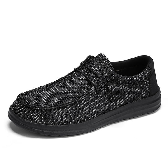 Herren atmungsaktive Mokassin‑Slipper aus Strick mit Memory‑Fußbett und rutschfester EVA‑Laufsohle Shop Nory
