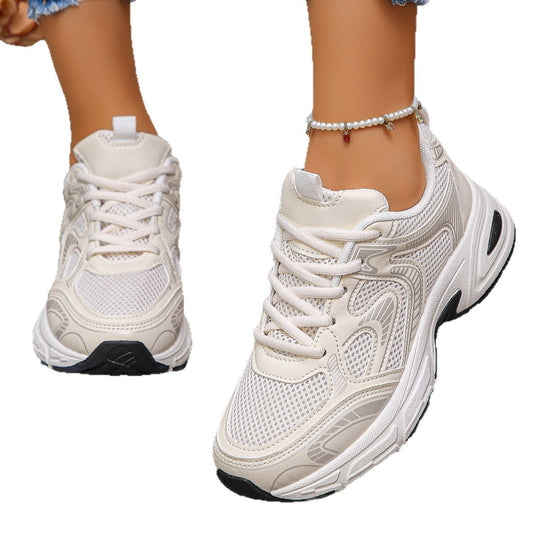 Damen Sportliche Sneakers mit atmungsaktivem Netzdesign und dämpfender Sohle